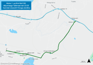 145 sissesõit Kloogale